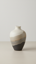 Fine Ceramic Vase in Matte Ivory