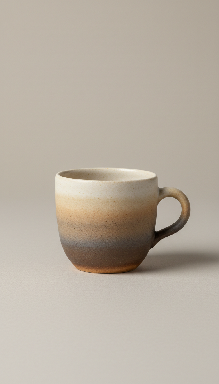 Porcelain Espresso Cup Handmade Finish