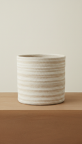 Linen Storage Basket with Structured Sides